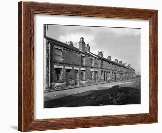 Urban Redevelopment in Swinton, South Yorkshire, 1957-Michael Walters-Framed Photographic Print