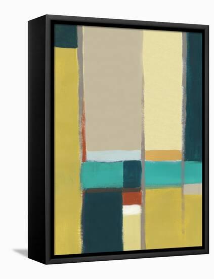 Urban Reflections II-Erica J. Vess-Framed Stretched Canvas