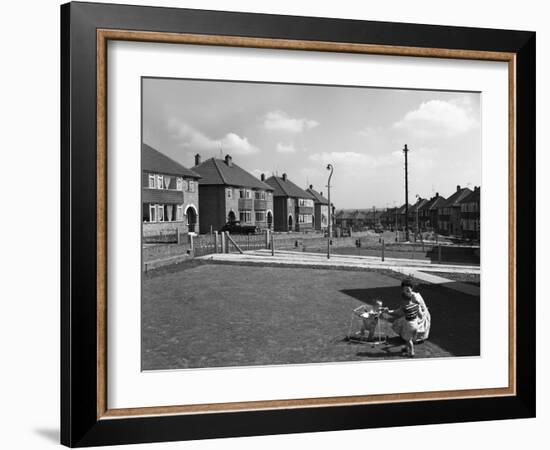 Urban Regeneration, Cresswell Estate, Swinton, South Yorkshire, 1963-Michael Walters-Framed Photographic Print
