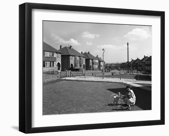 Urban Regeneration, Cresswell Estate, Swinton, South Yorkshire, 1963-Michael Walters-Framed Photographic Print