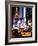 Urban Scene by Night, Times Square, Manhattan, New York City, United States-Philippe Hugonnard-Framed Photographic Print