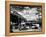 Urban Scene, Coney Island Av and Subway Station, Brooklyn, Ny, US, White Frame-Philippe Hugonnard-Framed Stretched Canvas