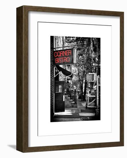 Urban Scene, Corner Bistro, Meatpacking and West Village, Manhattan, New York-Philippe Hugonnard-Framed Photographic Print