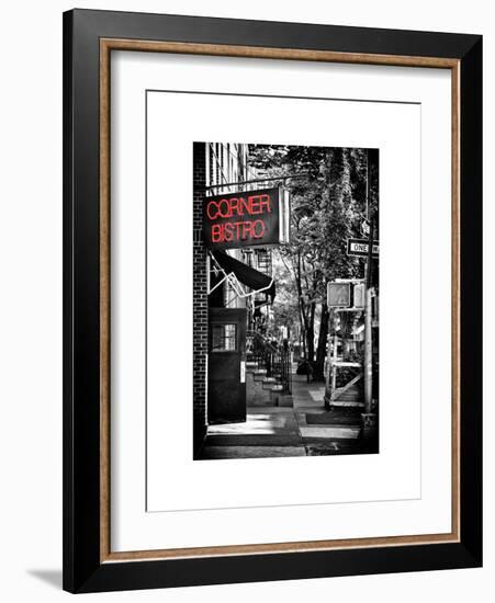 Urban Scene, Corner Bistro, Meatpacking and West Village, Manhattan, New York-Philippe Hugonnard-Framed Photographic Print