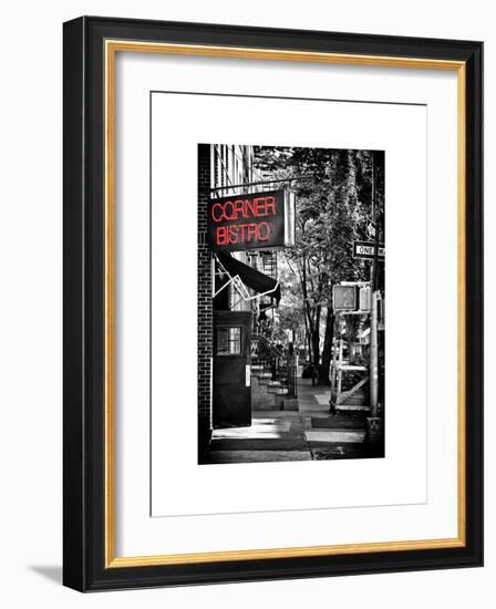 Urban Scene, Corner Bistro, Meatpacking and West Village, Manhattan, New York-Philippe Hugonnard-Framed Photographic Print