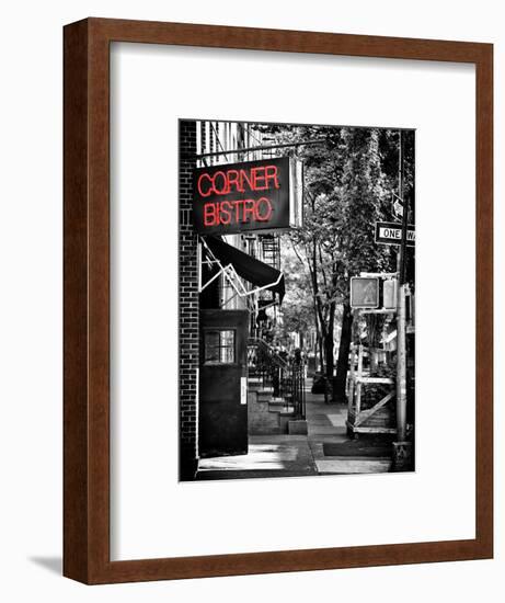 Urban Scene, Corner Bistro, Meatpacking and West Village, Manhattan, New York-Philippe Hugonnard-Framed Photographic Print