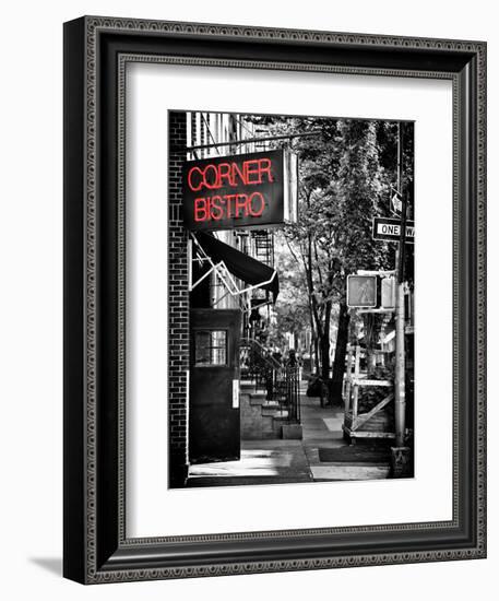 Urban Scene, Corner Bistro, Meatpacking and West Village, Manhattan, New York-Philippe Hugonnard-Framed Photographic Print