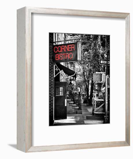 Urban Scene, Corner Bistro, Meatpacking and West Village, Manhattan, New York-Philippe Hugonnard-Framed Photographic Print