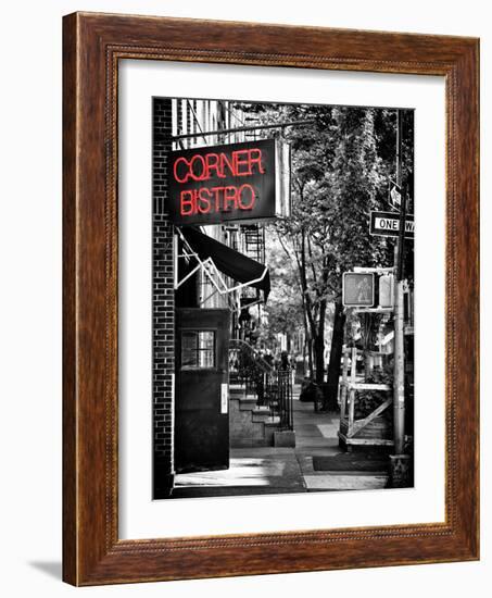 Urban Scene, Corner Bistro, Meatpacking and West Village, Manhattan, New York-Philippe Hugonnard-Framed Photographic Print