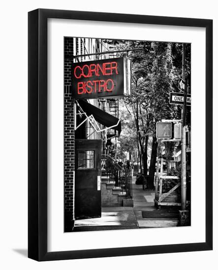 Urban Scene, Corner Bistro, Meatpacking and West Village, Manhattan, New York-Philippe Hugonnard-Framed Photographic Print