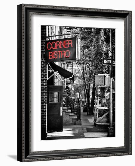 Urban Scene, Corner Bistro, Meatpacking and West Village, Manhattan, New York-Philippe Hugonnard-Framed Photographic Print