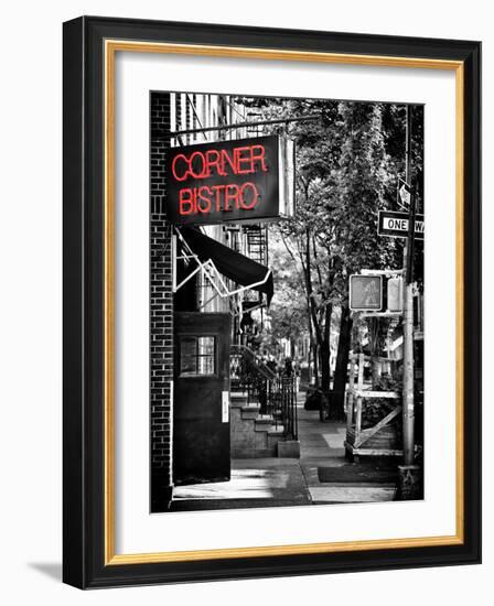 Urban Scene, Corner Bistro, Meatpacking and West Village, Manhattan, New York-Philippe Hugonnard-Framed Photographic Print