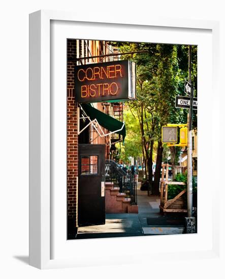 Urban Scene, Corner Bistro, Meatpacking and West Village, Manhattan, New York-Philippe Hugonnard-Framed Photographic Print