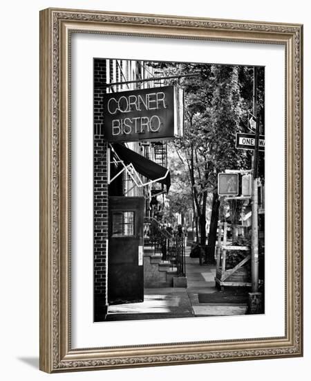 Urban Scene, Corner Bistro, Meatpacking and West Village, Manhattan, New York-Philippe Hugonnard-Framed Photographic Print