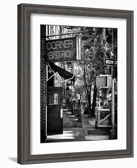 Urban Scene, Corner Bistro, Meatpacking and West Village, Manhattan, New York-Philippe Hugonnard-Framed Photographic Print