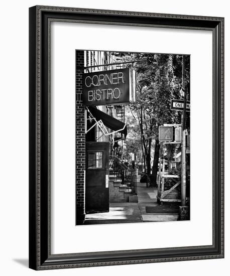 Urban Scene, Corner Bistro, Meatpacking and West Village, Manhattan, New York-Philippe Hugonnard-Framed Photographic Print