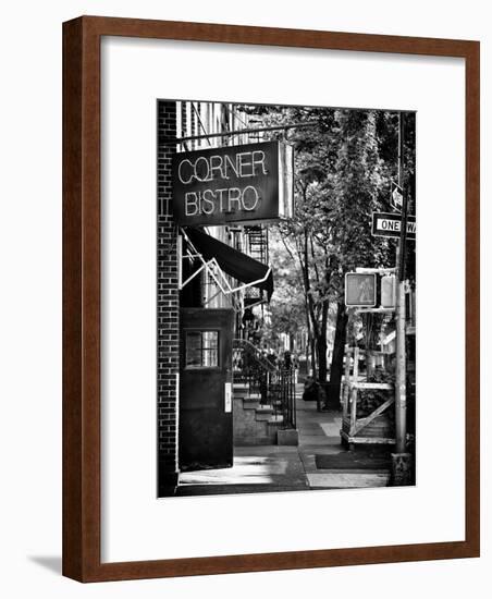 Urban Scene, Corner Bistro, Meatpacking and West Village, Manhattan, New York-Philippe Hugonnard-Framed Photographic Print