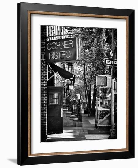 Urban Scene, Corner Bistro, Meatpacking and West Village, Manhattan, New York-Philippe Hugonnard-Framed Photographic Print