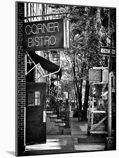 Urban Scene, Corner Bistro, Meatpacking and West Village, Manhattan, New York-Philippe Hugonnard-Mounted Photographic Print