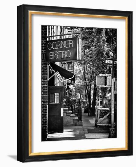 Urban Scene, Corner Bistro, Meatpacking and West Village, Manhattan, New York-Philippe Hugonnard-Framed Photographic Print