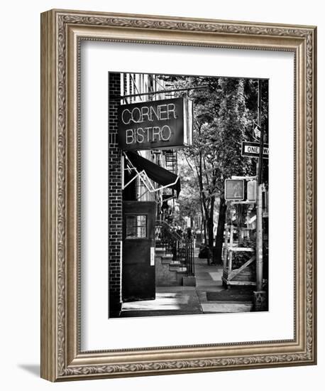 Urban Scene, Corner Bistro, Meatpacking and West Village, Manhattan, New York-Philippe Hugonnard-Framed Photographic Print