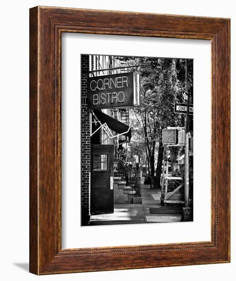 Urban Scene, Corner Bistro, Meatpacking and West Village, Manhattan, New York-Philippe Hugonnard-Framed Photographic Print