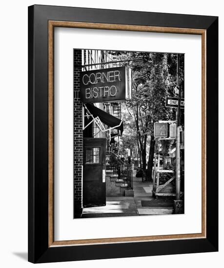 Urban Scene, Corner Bistro, Meatpacking and West Village, Manhattan, New York-Philippe Hugonnard-Framed Photographic Print