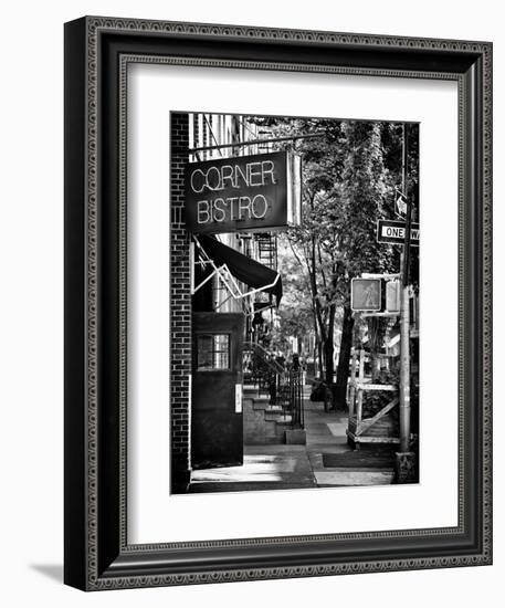 Urban Scene, Corner Bistro, Meatpacking and West Village, Manhattan, New York-Philippe Hugonnard-Framed Photographic Print