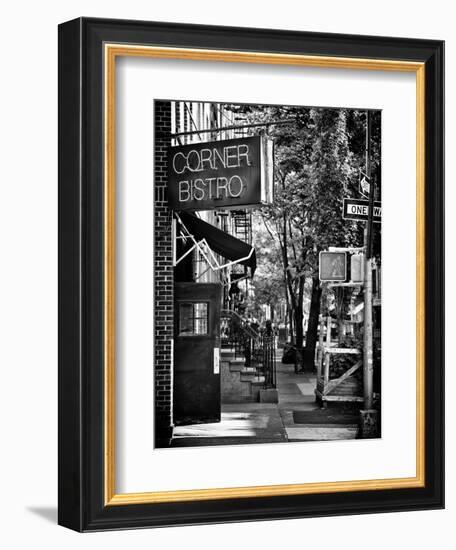 Urban Scene, Corner Bistro, Meatpacking and West Village, Manhattan, New York-Philippe Hugonnard-Framed Photographic Print