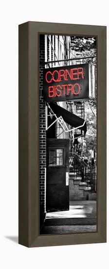 Urban Scene, Corner Bistro, Meatpacking and West Village, Manhattan, New York-Philippe Hugonnard-Framed Premier Image Canvas