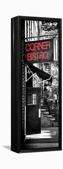 Urban Scene, Corner Bistro, Meatpacking and West Village, Manhattan, New York-Philippe Hugonnard-Framed Premier Image Canvas