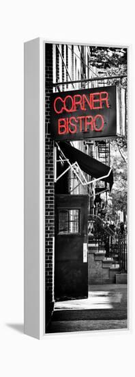 Urban Scene, Corner Bistro, Meatpacking and West Village, Manhattan, New York-Philippe Hugonnard-Framed Premier Image Canvas