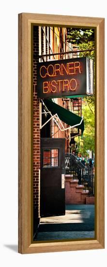 Urban Scene, Corner Bistro, Meatpacking and West Village, Manhattan, New York-Philippe Hugonnard-Framed Premier Image Canvas