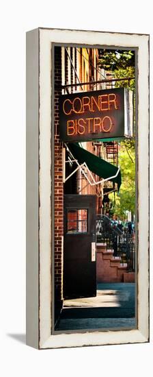 Urban Scene, Corner Bistro, Meatpacking and West Village, Manhattan, New York-Philippe Hugonnard-Framed Premier Image Canvas