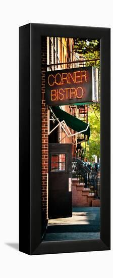 Urban Scene, Corner Bistro, Meatpacking and West Village, Manhattan, New York-Philippe Hugonnard-Framed Premier Image Canvas