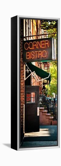 Urban Scene, Corner Bistro, Meatpacking and West Village, Manhattan, New York-Philippe Hugonnard-Framed Premier Image Canvas