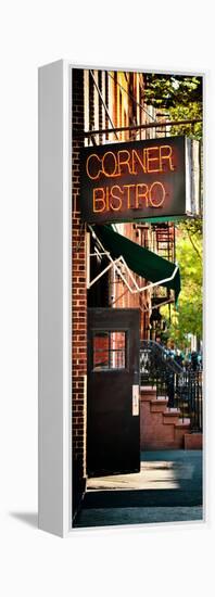 Urban Scene, Corner Bistro, Meatpacking and West Village, Manhattan, New York-Philippe Hugonnard-Framed Premier Image Canvas