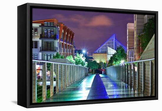 Urban Scene in Downtown Chattanooga, Tennessee, Usa.-SeanPavonePhoto-Framed Premier Image Canvas