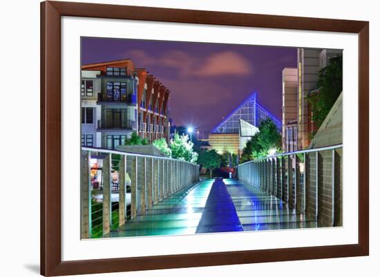 Urban Scene in Downtown Chattanooga, Tennessee, Usa.-SeanPavonePhoto-Framed Photographic Print