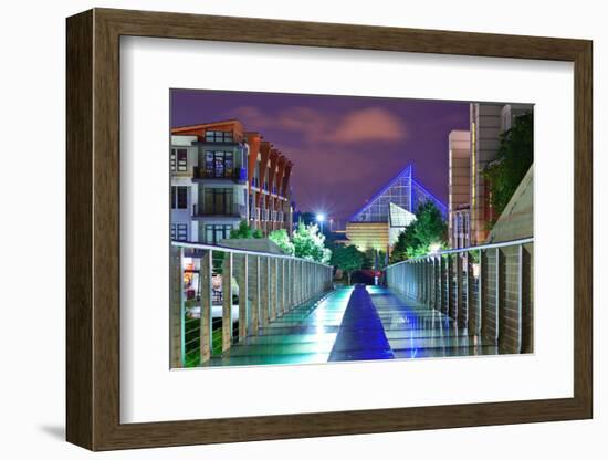 Urban Scene in Downtown Chattanooga, Tennessee, Usa.-SeanPavonePhoto-Framed Photographic Print