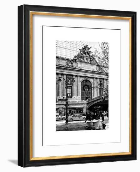 Urban Scene in Winter-Philippe Hugonnard-Framed Art Print