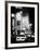 Urban Scene with Yellow Cab by Night at Times Square, Manhattan, NYC, Classic Old-Philippe Hugonnard-Framed Photographic Print