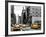 Urban Scene with Yellow Cab in Broadway-Philippe Hugonnard-Framed Photographic Print