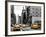 Urban Scene with Yellow Cab in Broadway-Philippe Hugonnard-Framed Photographic Print