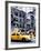 Urban Scene, Yellow Taxi, 34th St, Downtown Manhattan, New York, United States, Art Colors-Philippe Hugonnard-Framed Photographic Print