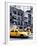 Urban Scene, Yellow Taxi, 34th St, Downtown Manhattan, New York, United States, Art Colors-Philippe Hugonnard-Framed Photographic Print