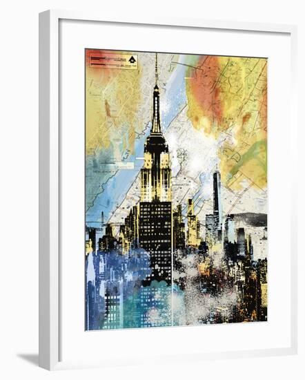 Urban Sights I-Alan Lambert-Framed Giclee Print