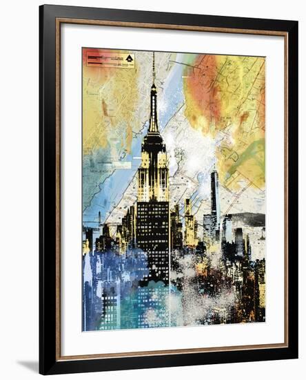 Urban Sights I-Alan Lambert-Framed Giclee Print