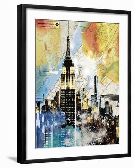 Urban Sights I-Alan Lambert-Framed Giclee Print