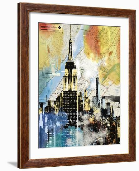 Urban Sights I-Alan Lambert-Framed Giclee Print